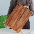 thumbnail image 3 of Cutting Board Wooden Large Reversible Chopping Board Butcher Block for Kitchen, 3 of 9
