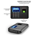thumbnail image 5 of Biometric Fingerprint Password Device, Employee Attendance Machine, 4-Inch LCD Screen Time Clock Recorder, Fingerprint Scanner for Employee Check-In, 5 of 9