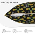 thumbnail image 5 of KLL Pineapple Decorative Throw Pillow Covers Velvet Soft for Couch Sofa Bedroom Living Room Outdoor - 20"x20", 5 of 8