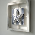 thumbnail image 4 of Cififendec Coastal Seashell Starfish Wall Decor, 9.84", Wooden White Distressed Frame 3D Nautical Hanging Plaques for Dining Room Beach Homestay Wall Decor, 4 of 6