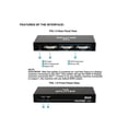 thumbnail image 3 of DVI Splitter 1 in 2 Out 2 Port DVI Dual Monitors Distribution Duplicator Video Splitter (EDID Management) Support Resolution up to 4K2K/30HZ for PC Laptop DVR Projector HDTV, 3 of 7