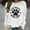 White, variant on jsaierl Womens Sweatshirt Round Neck Dog Paws Graphic Top Long Sleeve Dressy Casual Shirt Comfy Novelty Pullover Sweatshirt