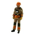 thumbnail image 4 of Firefighter Miniature Toy Micro Landscape Figure ABS Construction Realistic Detail for Diorama Hobby Scene, 4 of 9