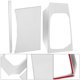 thumbnail image 4 of Accesorio decorativo para coche, 3 piezas, fibra de carbono, accesorio para coche, panel de cambio de marchas, decoración, acabado de lujo, 4 of 10
