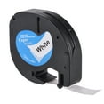 thumbnail image 1 of Labeling Label Tape 91200 Self-Adhesive Refills Black Print on White Paper 1/2 Inch * 13 Feet 12mm * 4m for DYMO LT-100H Label Maker, 1 Roll, 1 of 7