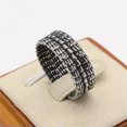 thumbnail image 2 of HOOUN Vintage 10MM Dragon Scale Snake Scale Skin Ring Stainless Steel Men's Biker Ring-12, 2 of 5