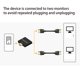 thumbnail image 5 of Adaptador divisor portátil fácil operación Hdmi-compatible macho a doble hembra, 11 Feliz Sencillez, 5 of 5