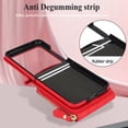 thumbnail image 2 of TECH CIRCLE for Moto Razr Plus/Razr 40 ultra 2023 Case,Wallet Crossbody Cute Case with Card Holder Slot, Zipper Handbag Strap Lanyard Wrist Leather Case for Women Girl Shockproof Bumper Cover, Red, 2 of 6