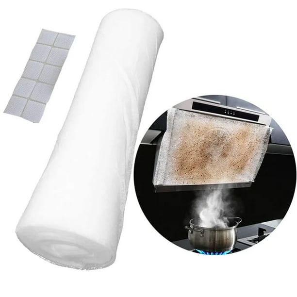 Fiudx Filtro de Aceite para Campana Extractora, Papel de Malla Desechable, Gran Poder de Absorción, Protege Las Superficies de La Cocina, Fácil de Usar, Tamaño 43 X 45 Cm, Paquete de 12, Apto para Di