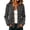 Dark Gray-#001, variant on Womens Leopard Print Cardigan Sweater Button Down Crew Neck Long Sleeve Casual Knit Cardigan for Fall Outfits,Blue M