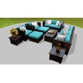 thumbnail image 3 of TK Classics Barbados 12 Piece Wicker Outdoor Sectional Seating Group with Storage Coffee Table and End Tables, Aruba, 3 of 8