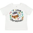 thumbnail image 3 of Inktastic I Love Christmas- cute teddy bear Boys or Girls Toddler T-Shirt, 3 of 5