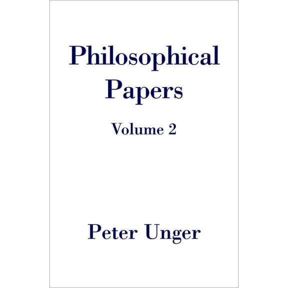 Philosophical Papers: Volume Two, (Hardcover)
