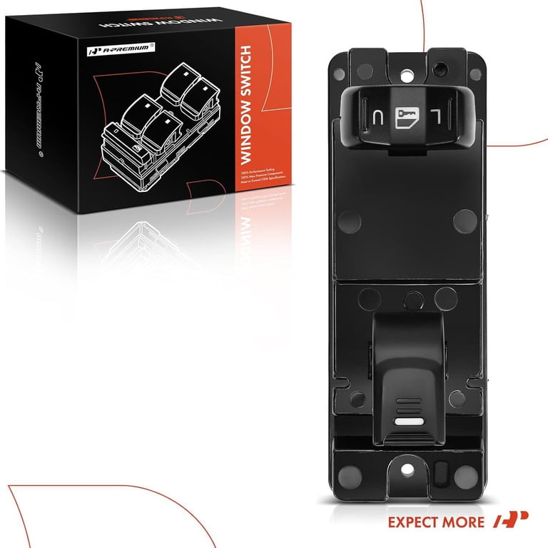 Kible Main Window Switch & Door Lock Control – Fits 2004-2012 Chevy Colorado, GMC Canyon, Hummer H3/H3T