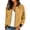 Yellow, variant on ShomPort Women's Casual Jackets Long Sleeve Zip up Lightweight Windbreaker Coat Trendy Outerwear with Pockets