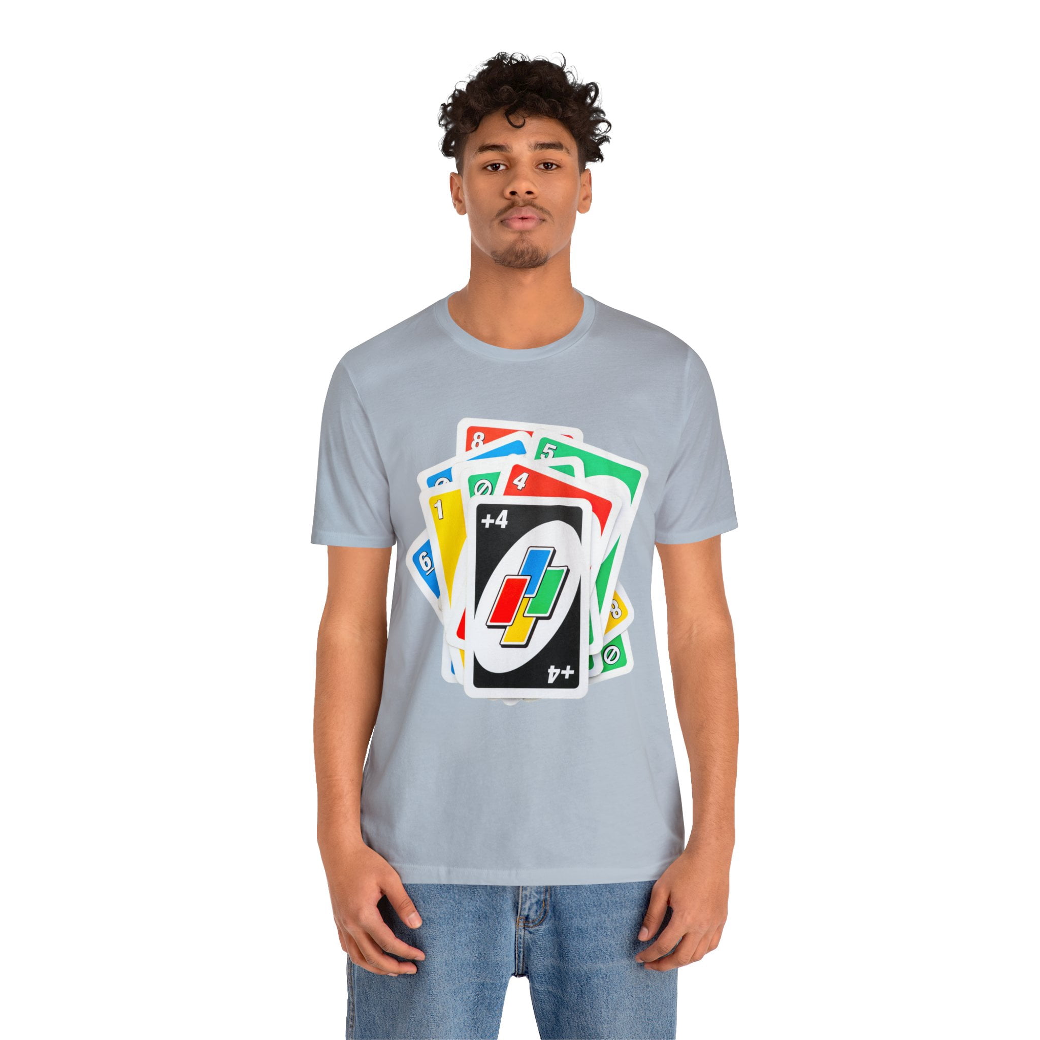 Uno Card Game Tshirt - Fun Draw 4 Stack Design - Draw 4 Tshirt