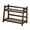 Brown, variant on deevoka Bamboo Double Layer Rack Desk Storage Shelf Mug Holder Home Decoration Practical M
