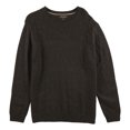 thumbnail image 1 of Tasso Elba Mens Duel-Textured Knit Pullover Sweater, Brown, XX-Large, 1 of 2