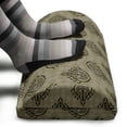 thumbnail image 3 of Oriental Foot Rest, Layout of Traditional Motifs in Shades, Non-Slip Backing Adjustable Ergonomic Memory Foam Leg Support for Office, Green Dark Tan, by Ambesonne, 3 of 5