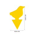 thumbnail image 2 of Double Sided Floral Shaped Sticky Insect Trap Decorative Butterfly Style Pest Control Board for Indoor and Outdoor Use, 2 of 2