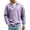 Purple # Mens Shirts, variant on Vetsdori Mens Waffle Tshirts Comfy Long Sleeve Pullover Outdoor Winter Solid Color Collar Shirts for Men Stylish