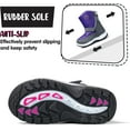 thumbnail image 3 of Kushyshoo Kids Snow Boots Waterproof PURPLE Girls Winter Boot Little Kid Size 11, 3 of 6