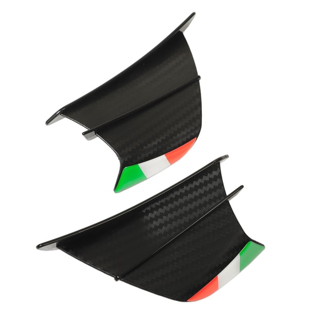 Motorcycle Winglet, Stability Improvement Motorcycle Side Spoiler Waterproof For Motorcycle Matte Carbon Fiber Style