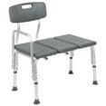 thumbnail image 1 of Pemberly Row Traditional Plastic Bath Transfer Bench in Gray, 1 of 5