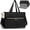 Black, variant on Lunch Bag for Women, 15.6" Laptop Tote with Insulated Lunch Box Compartment for Nurse, Teacher Work Office Outdoor
