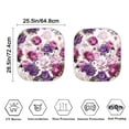 thumbnail image 3 of Binienty Purple Rose Car Front Windshield Sun Shade 2 PCS Sun Shade for UV Protection Foldable Front Window Cover Sun Visor Protector Accessories for Car Truck SUV, 3 of 6