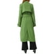 Gupgi Women Jackets Double Breasted Long Trench Coat Classic Lapel Long Sleeve Windproof Overcoat - image 3 of 9