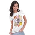 thumbnail image 3 of Spring Easter Bunny Disco Collage Womens Slim Fit Graphic Tee Brisco Brands S, 3 of 5