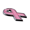 thumbnail image 3 of Elektroplate Pink Ribbon Chrome Emblem Peel-and-Stick 1-Count 3.25 x 1.5 x .125, 3 of 5