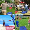 thumbnail image 6 of CornHole Boards Set Portable with 8 Bean Bags,Cornhole Beach Yard Games for Adults Kids and Family Outdoor Indoor Carnival Picnic Camping Travel Lawn Birthday Party (3 x 2 ft Classic Red Blue), 6 of 8