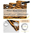 thumbnail image 5 of Yellow Black Blackout Curtains 96 Inch Length 2 Panels Set, Modern Abstract Art Stripes Full Shading Curtains for Windows, Blackout Curtains for Bedroom Living Room 52"x96", 5 of 8