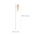 thumbnail image 2 of Shisuyan 2pcs Mouse Shape Interactive Cat Teaser Wand Exerciser Plaything Teasing Stick, 2 of 8