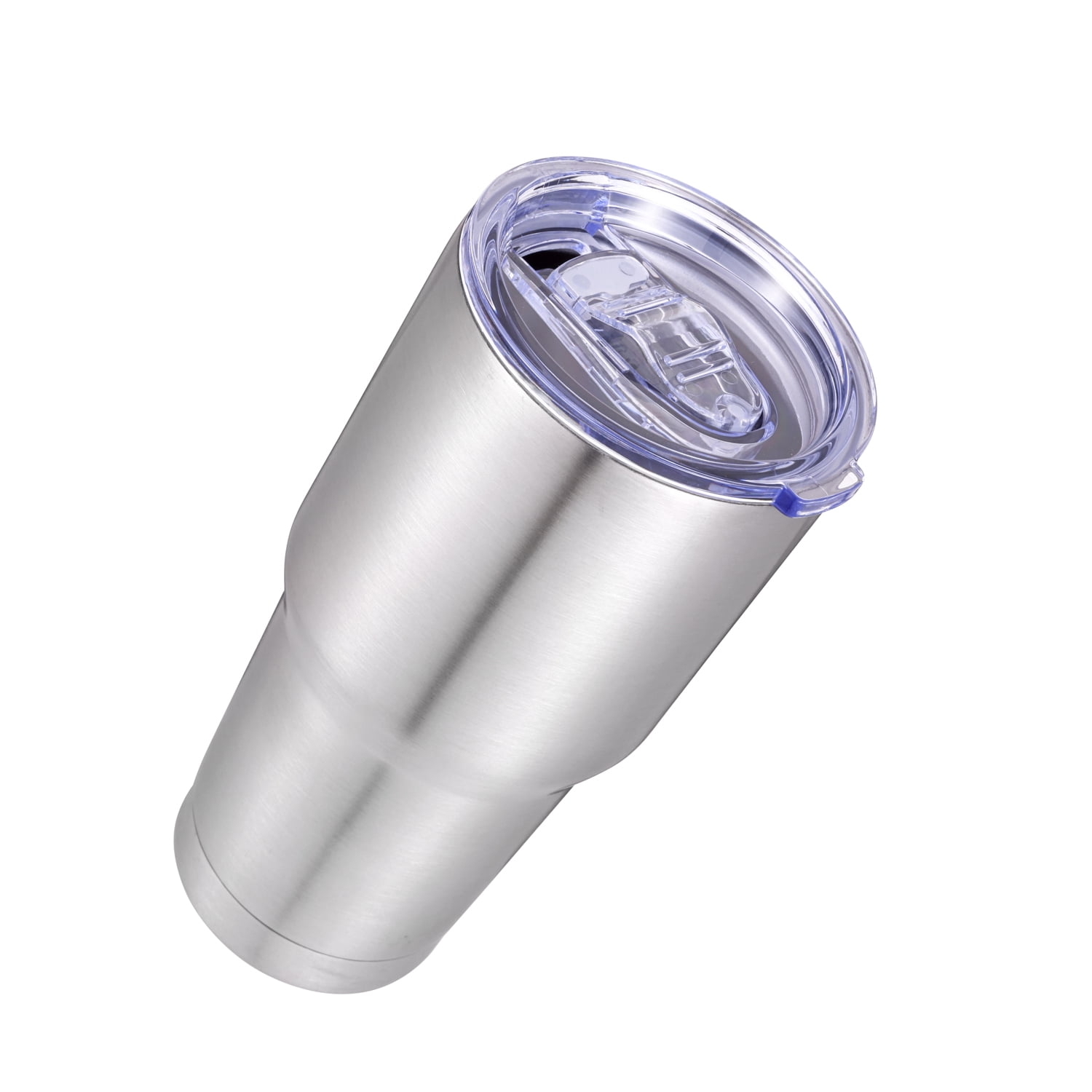 30oz Double Wall Stainless Steel Large Tumbler, Slider Lid
