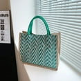 thumbnail image 1 of LHSHID Women Large Capacity Linen Shopper Totes Lady Fashion Shoulder Bag Summer Beach Bags Casual Travel Luxury Design Handbags Purse, 1 of 6