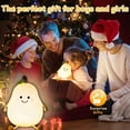 thumbnail image 5 of YIIYRY Squishy Night Light for Kids,Rechargeable Dimmable Timer Cute Night Light,Bedside Touch Table Lamp,Silicone 3 Level Soft Night Lamps Gift for Bedroom Kids Room Decor,Christmas Decor, 5 of 13