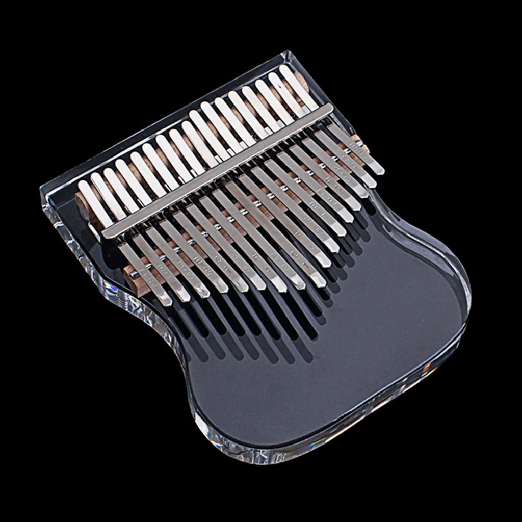 Yihuala Cloud Shape Kalimba Professional 17 Keys Thumb Piano Transparent Acrylic Finger Piano for Beginners