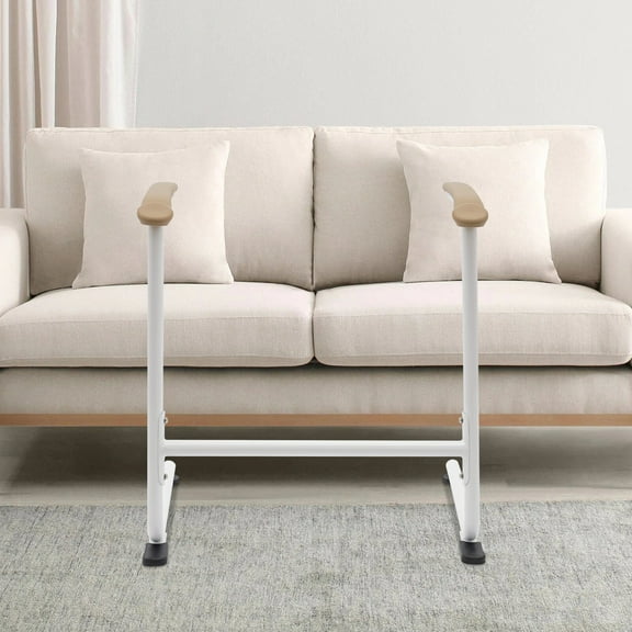 Chair Stand Assist for Seniors, Heavy-Duty Couch Standing Aid with 330 Lbs Support, Adjustable Mobility Support Frame for Sofa, Toilet & Bedside, Non-Slip Handles, Rubber Feet