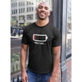 thumbnail image 2 of Help Me, Low Battery T-Shirt Men -GoatDeals Designs, Male Medium, 2 of 4