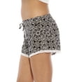 thumbnail image 2 of Just Love High Waisted Women Shorts - Summer Pom Pom Beach Shorts (Oxblood - Retro, Medium), 2 of 2