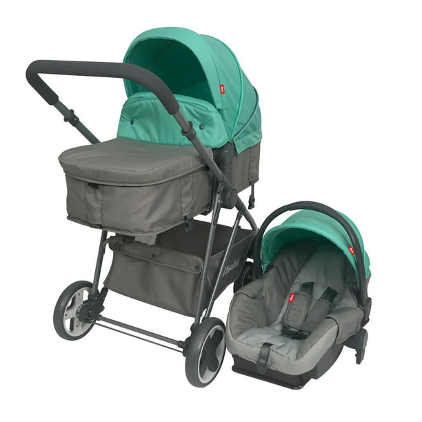 Carriola Queen Baby Buggy Portabebe Base De Carro Bambineto Travel System Queen Verde