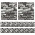 thumbnail image 1 of 20pcs Tiles Stickers Decorative Tiles Simulated Rock Slice Tiles Stickers 3D Room Wall Tiles, 1 of 5