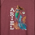 thumbnail image 3 of Disney - Ariel in Water - Women's Lightweight French Terry Long Sleeve Shirt, 3 of 5