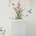 thumbnail image 4 of Pegatina de pared Cateissary calcomanías de plantas y flores Fondo de pájaros Decoración del hogar, 4 of 6