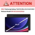 thumbnail image 2 of Funda ChiToMa para Samsung Galaxy Tab S9 Ultra 14.6 2023 con Soporte para S Pen, 2 of 9