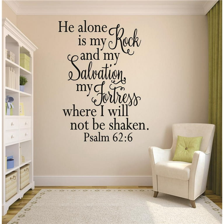 My Rock My Fortress {Mirror Decal Sticker} My Rock My Fortress {Mirror Decal Sticker}