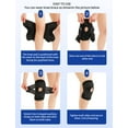 thumbnail image 6 of Hsing Knee Brace for ACL/MCL Support - Adjustable Compression Stabilizers, Meniscus & Arthritis Relief - (Black, Large), 6 of 6